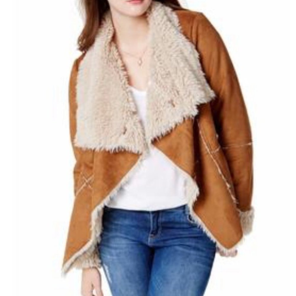 American Rag Shearling Faux Suede Jacket